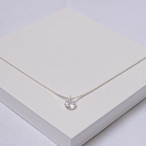 239360 colar ponto de luz colar folheado a prata colar veneziana colar com zirconia colar delicado colar feminino