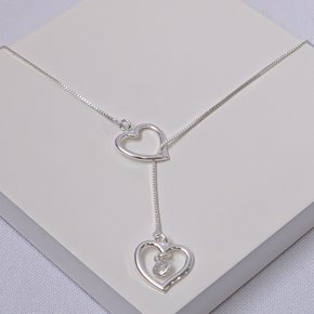 212826 colar gravata folheado prata colar coracao prata colar veneziana prata colar de coracao feminino colar ajustavel 2