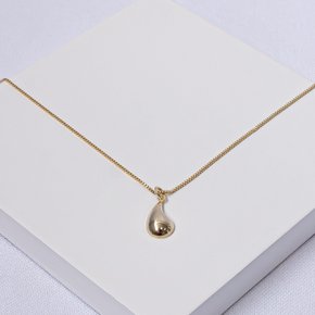 237203 colar folheado a ouro colar veneziana colar com pingente gota colar delicado 2