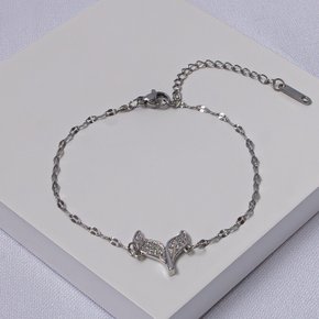 242139 pulseira aco inox pulseira prateada pulseira feminina pulseira sereia pulseira cauda de sereia pulseira cravejada 1