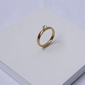 243498 anel solitario anel feminino anel de noivado anel dourado anel aco inox anel com pedra anel com zirconia anel antialergico