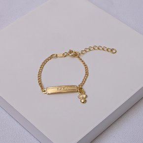 243939 pulseira infantil pulseira baby pulseira com chapinha pulseira folheada a ouro pulseira com pingente chupeta