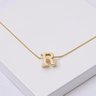 244207 r colar letra colar com letra colar inicial colar pingente letra colar folheado ouro colar veneziana