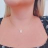 244206 r colar com letra colar de letra prata colar letra folheado colar letra inicial colar com pingente de inicial