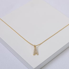 244211 a colar com letra colar inicial colar letra cravejada colar pingente letra colar folheado a ouro colar zirconia