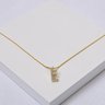 244211 e colar com letra colar inicial colar letra cravejada colar pingente letra colar folheado a ouro colar zirconia