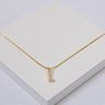 244211 l colar com letra colar inicial colar letra cravejada colar pingente letra colar folheado a ouro colar zirconia