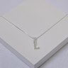 244233 l colar letra cravejada colar inicial prata colar com letra colar folheado prata colar letra zirconia