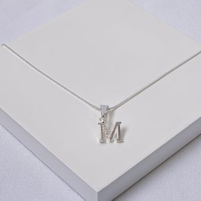 244233 m colar letra cravejada colar inicial prata colar com letra colar folheado prata colar letra zirconia