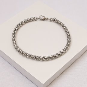 244522 pulseira masculina pulseira inox prateada pulseira aco inox pulseira masculina inox pulseira prateada