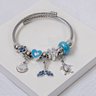 244978 bracelete aco inox bracelete feminino bracelete berloques bracelete fundo do mar bracelete concha 2