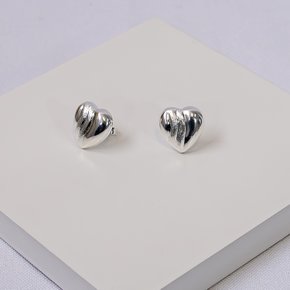 225754 brinco folheado a prata brinco coracao brinco prata feminino brinco romantico brinco delicado brinco fosco