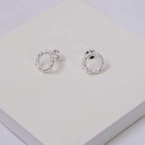 244758 brinco folheado a prata brinco circulo brinco torcido brinco feminino brinco de prata brinco moderno