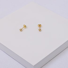 244922 brinco infantil brinco bebe brinco folheado a ouro brinco bolinha brinco feminino brinco com tarraxa baby