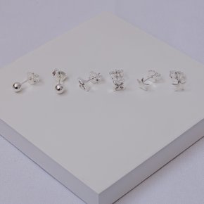 244817 trio de brincos brincos pequenos brincos folheados brinco trevo brinco estrela brinco bolinha brinco feminino