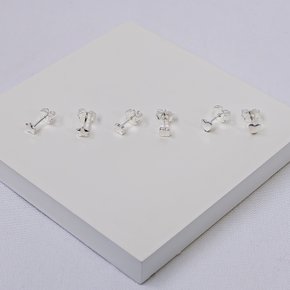 244843 trio de brincos brincos pequenos brinco coracao prata brinco trevo brinco estrela brinco folheado a prata