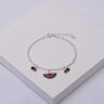 218590 pulseira infantil pulseira folheada a prata pulseira elo portugues pulseira melancia pulseira com pingente infantil