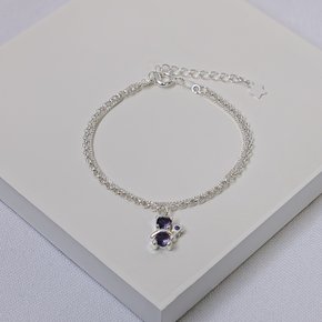 245478 pulseira infantil pulseira infantil prata pulseira dupla infantil pulseira folheada a prata pulseira elo portugues 1