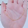245589 colar folheado a ouro colar veneziana colar com bolinhas colar feminino dourado colar delicado colar veneziana 2
