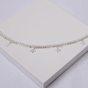 242156 pulseira estrelas pulseira prata pulseira folheada prata pulseira zirconias pulseira riviera pulseira cadeado