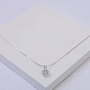 246328 colar ponto de luz estrela colar estrela prata colar zirconia estrela colar estrela delicado colar feminino estrela