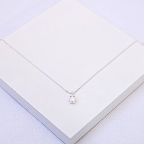 05 colar folheado a prata ponto de luz estrela zirconia veneziana