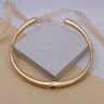 247548 colar folheado a ouro choker colar choker colar rigido choker rigido colar de aro colar com pontas em gota colar festa