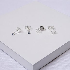 234505 brinco infantil brinco estrela brincos estrela vazada brinco cristal azul brinco prata infantil brincos femininos 1