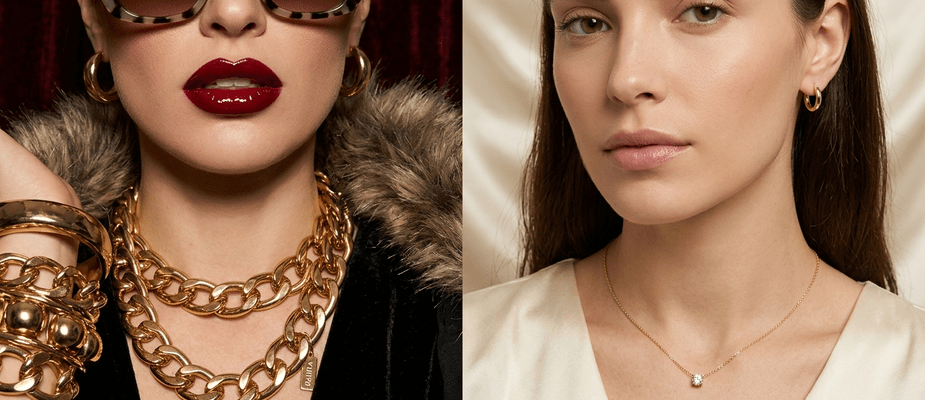 Mob Wife ou Quiet Luxury? Tendências de Semijoias 2026